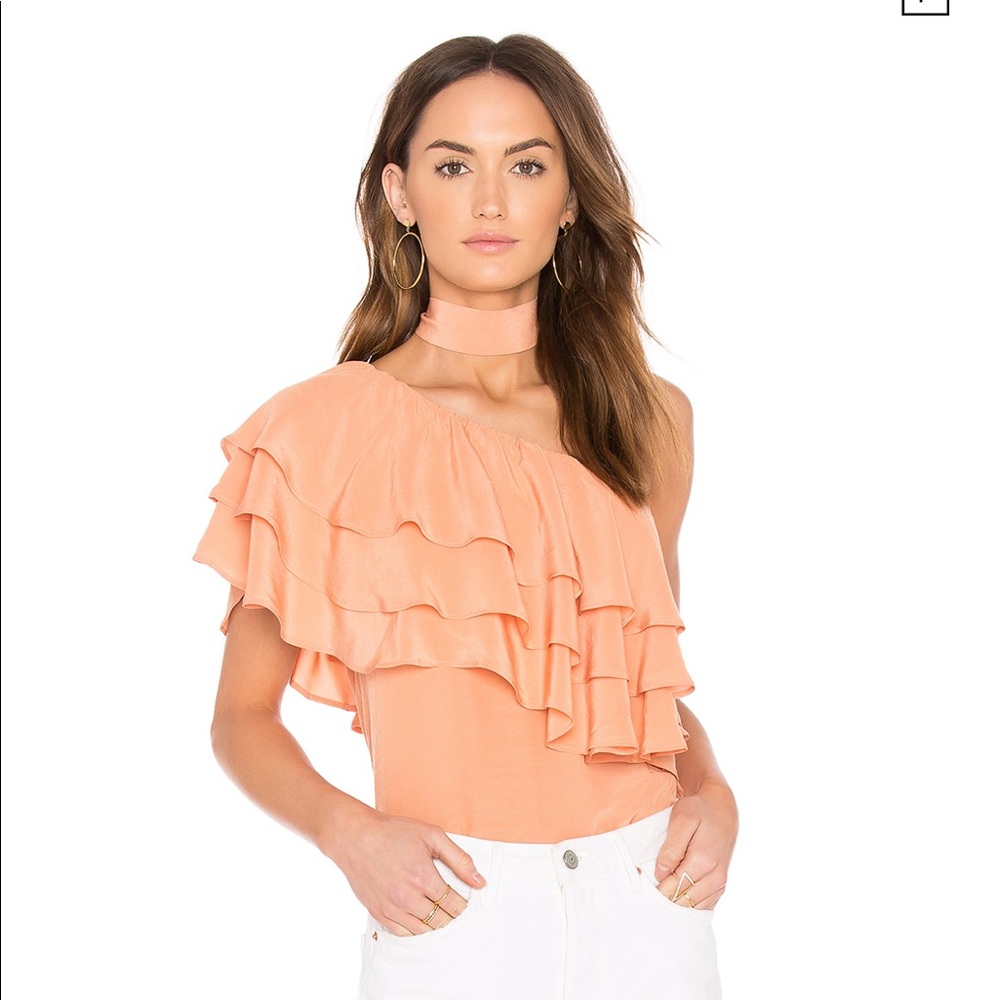 Endless Rose sz small one shoulder tie blouse